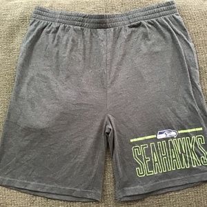 Mens Seattle Seahawks sleepwear shorts size M